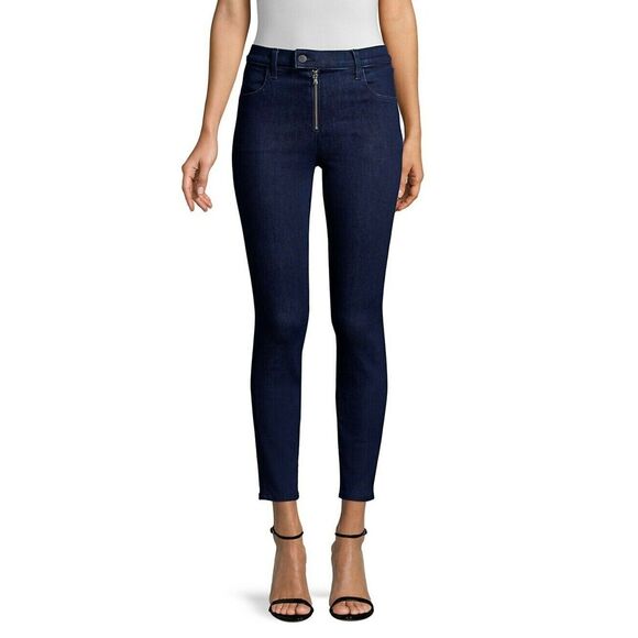 J Brand Alana High Rise Crop Exposed Zipper Skinny Jeans - Picture 6 of 6